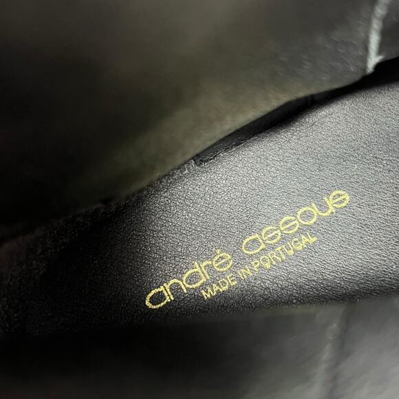 Andre Assous Pandora Buckle Black Leather Bootie 8.5 NEW - Picture 7 of 9